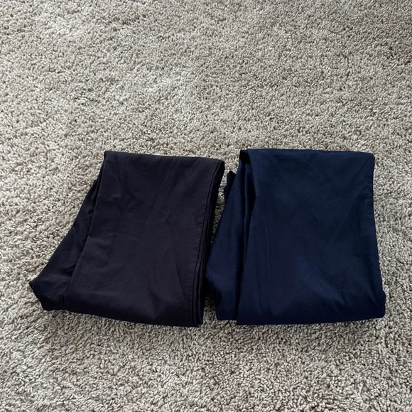 TWO Simply Vera Vera Wang Women's Bootcut Pants - Black and Navy Size Small - Picture 1 of 7